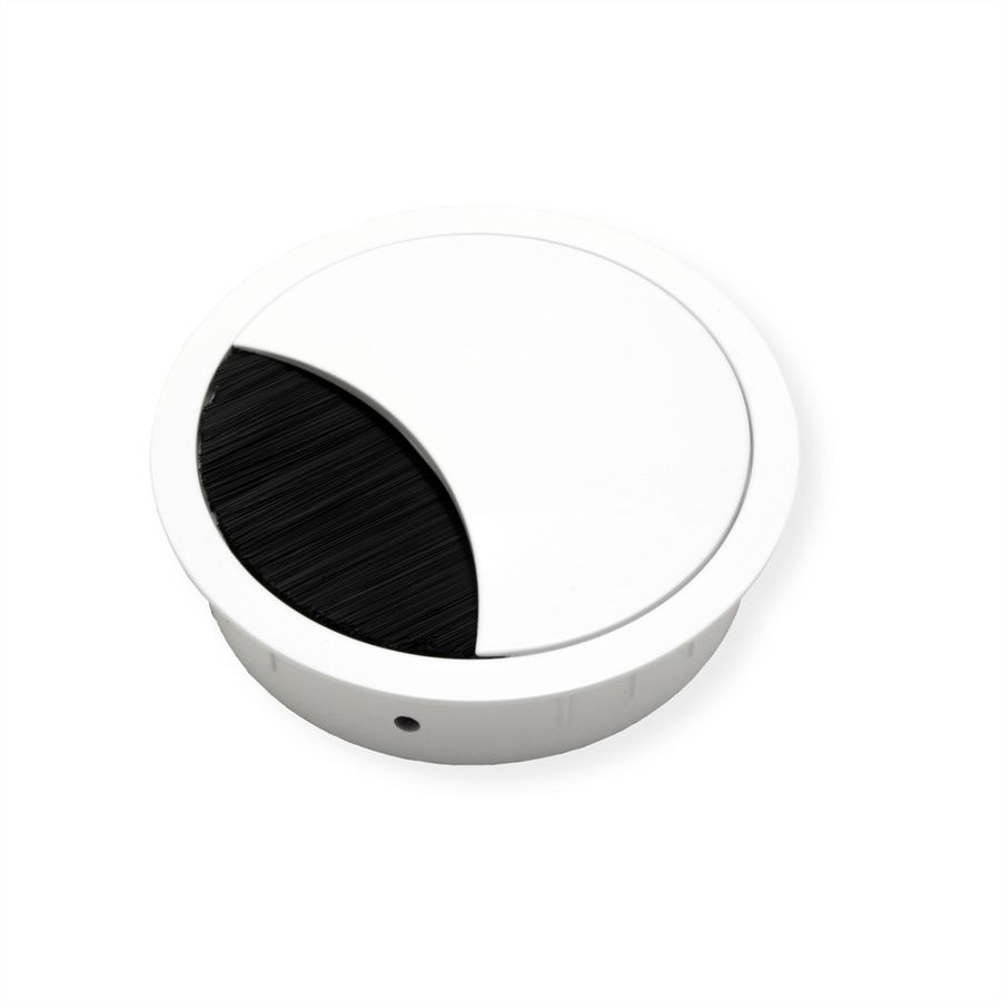 BACHMANN LOOP ROUND Passe-câbles, rond, blanc