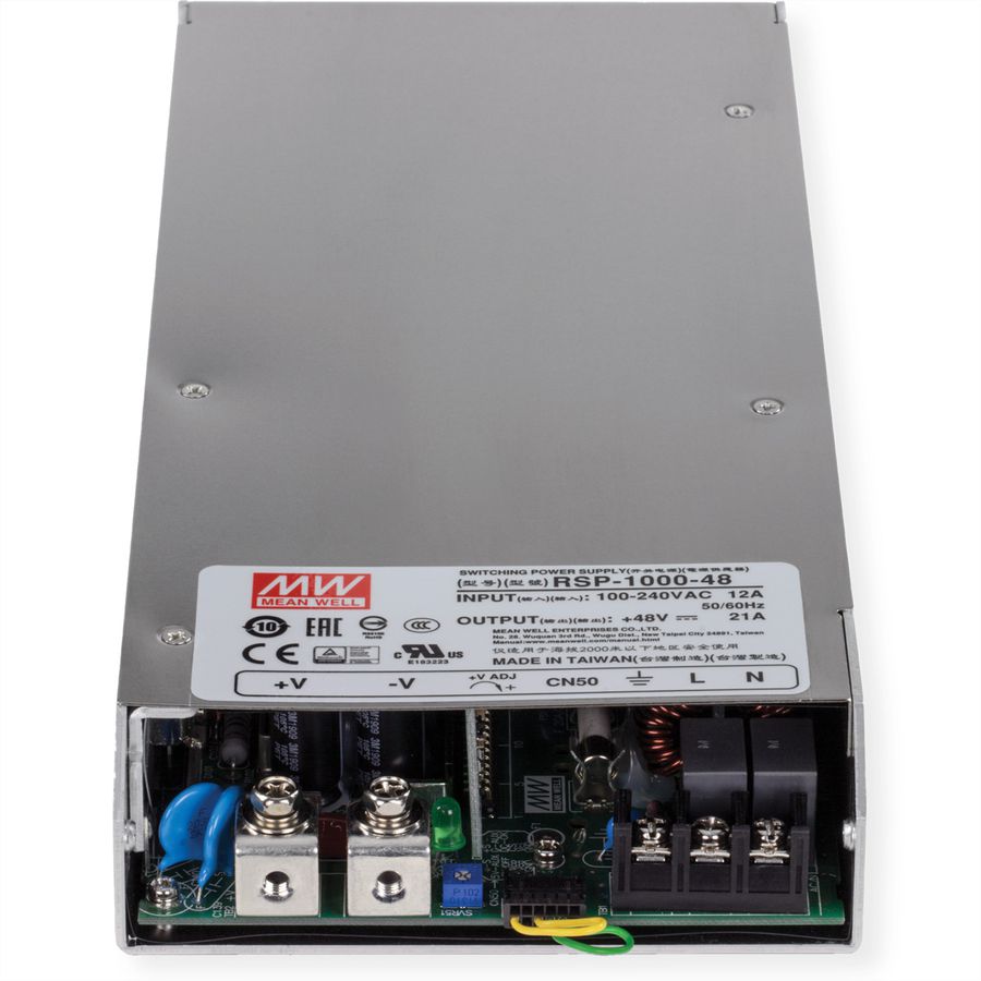 TRENDnet TI-RSP100048 Alimentation industrielle 1000W, 48V DC, 21A AC vers DC avec fonction PFC
