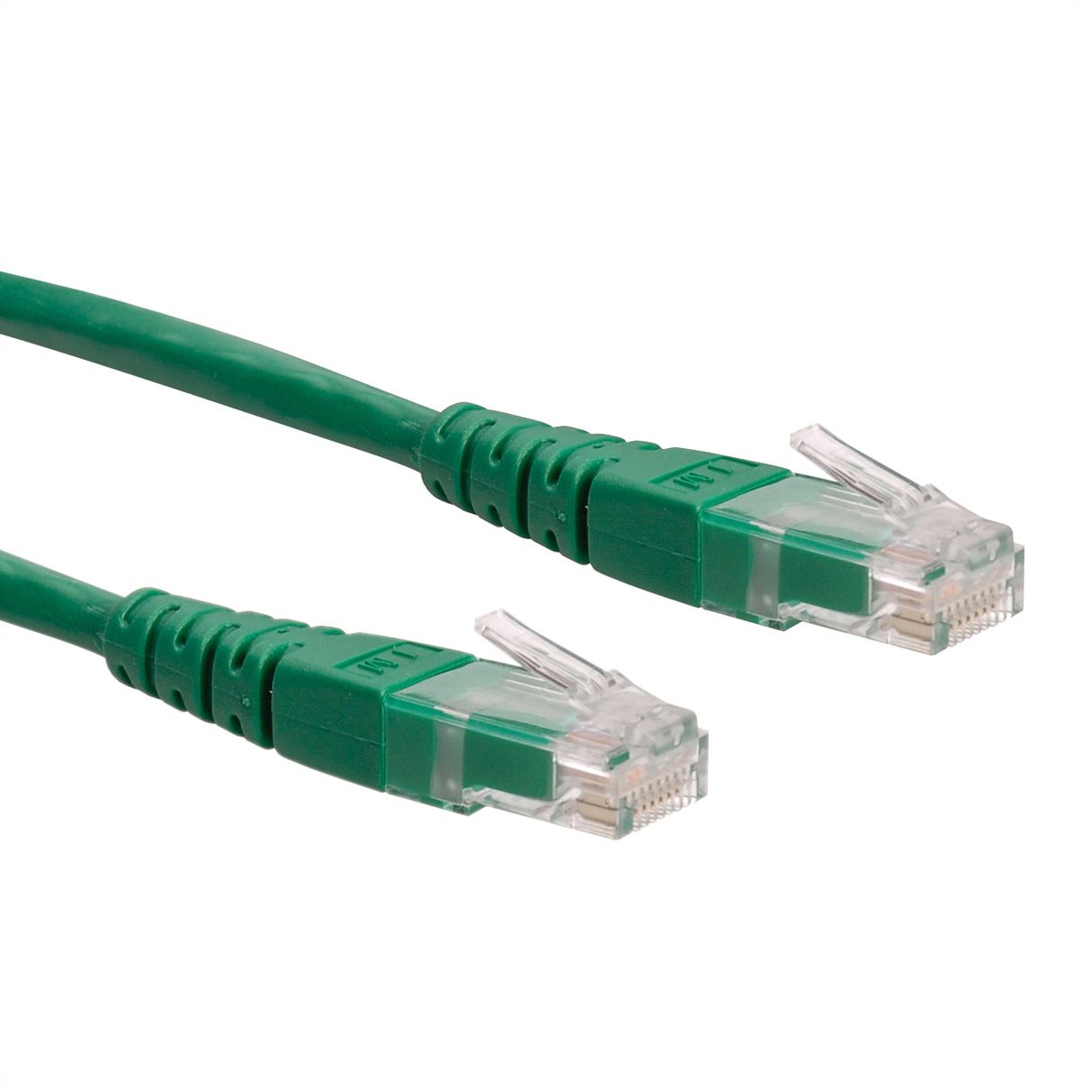 Cordon ROLINE Cat.6 (Classe E) UTP, vert, 1 m