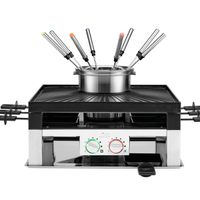 Barbecue combiné Solis 3 en 1, argent