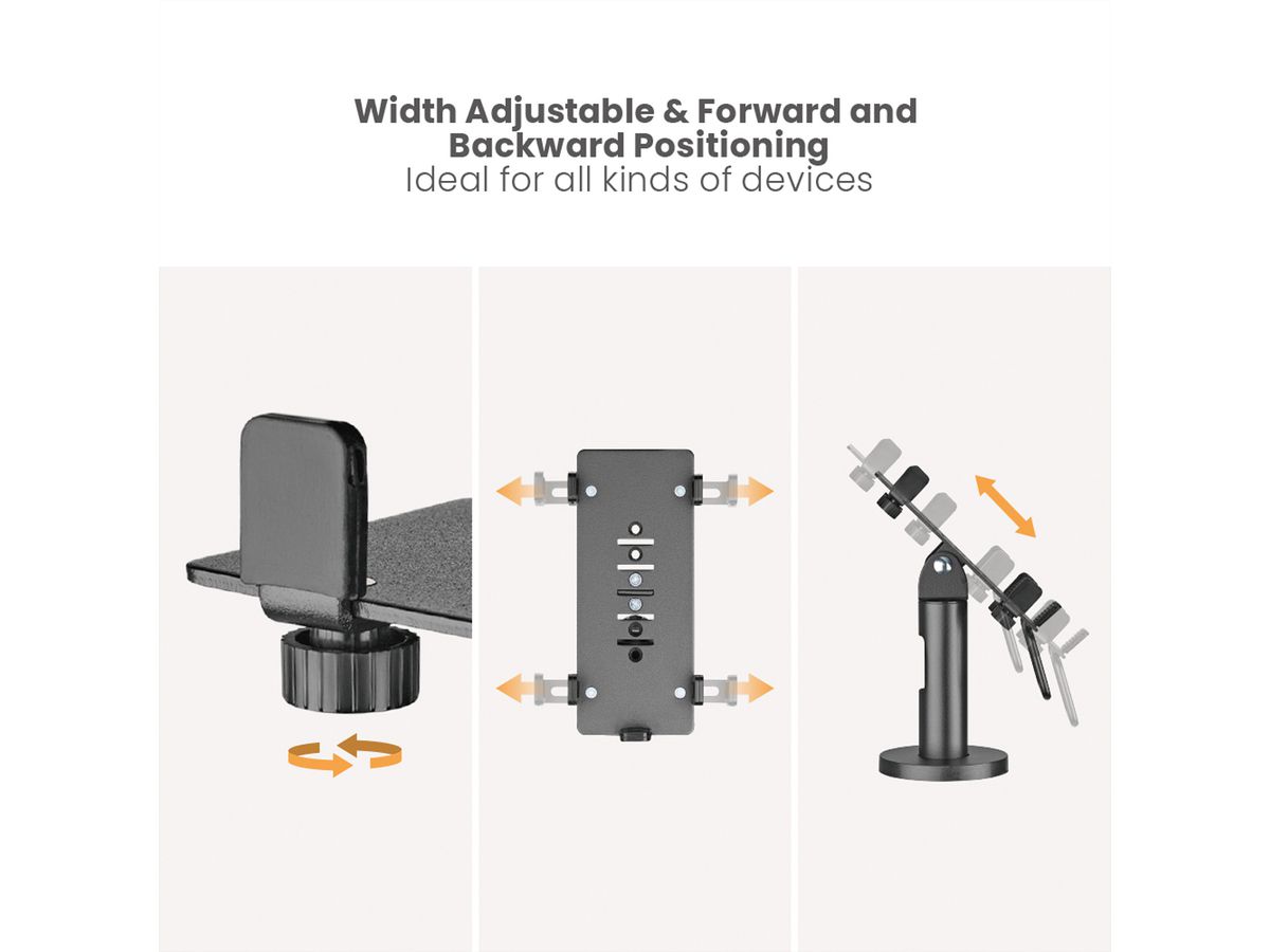 ROLINE Universeller, dreh- und neigbarer Kreditkartenterminal-Ständer