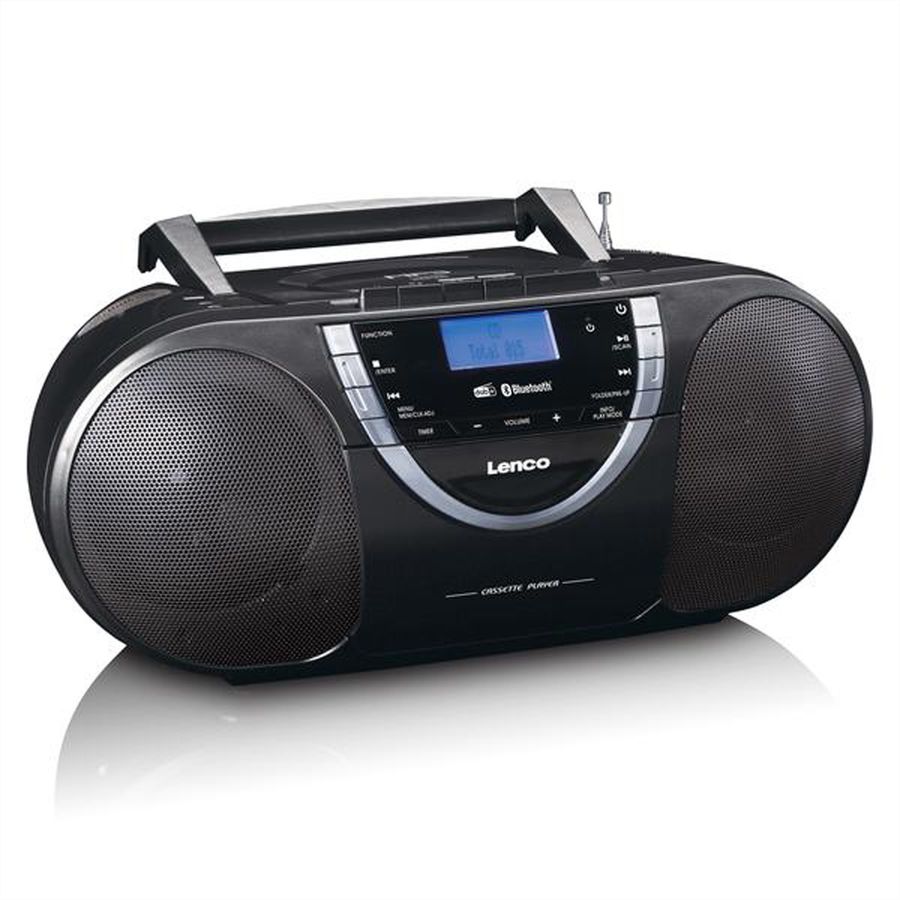 Lenco DAB+-Radio/Boombox SCD-6900, Kassette, CD/MP3-Player, FM, DAB+, black