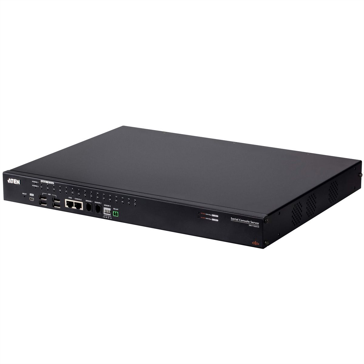 ATEN SN1132CO Serveur Console Série Série 32 ports avec double alimentation / SFP