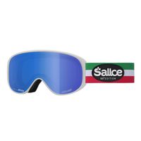 Salice Occhiali Skibrille 100ITAED, White ITA Darw Blue