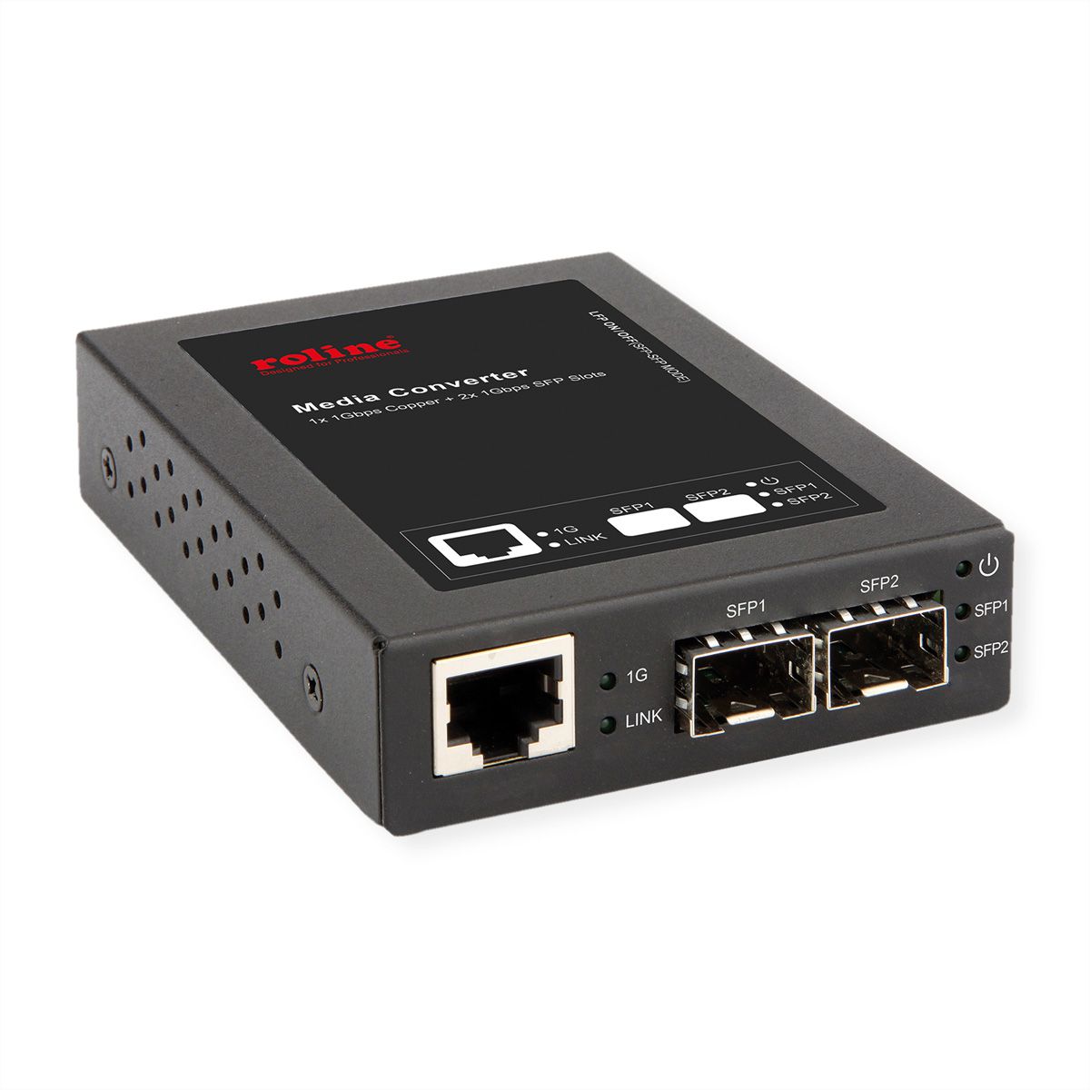 ROLINE Convertisseur Gigabit, RJ-45 - mini GBIC