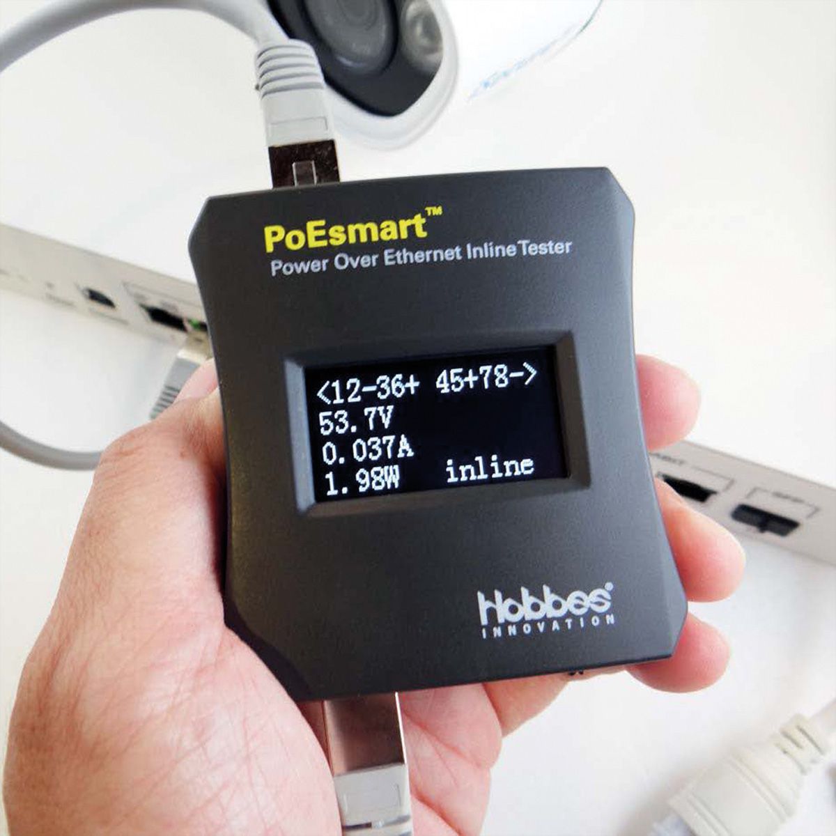 HOBBES PoEsmart  - Testeur Power Over Ethernet Inline