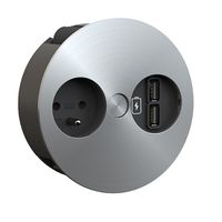 BACHMANN TWIST Prise 1x UTE, chargeur USB, 2 m