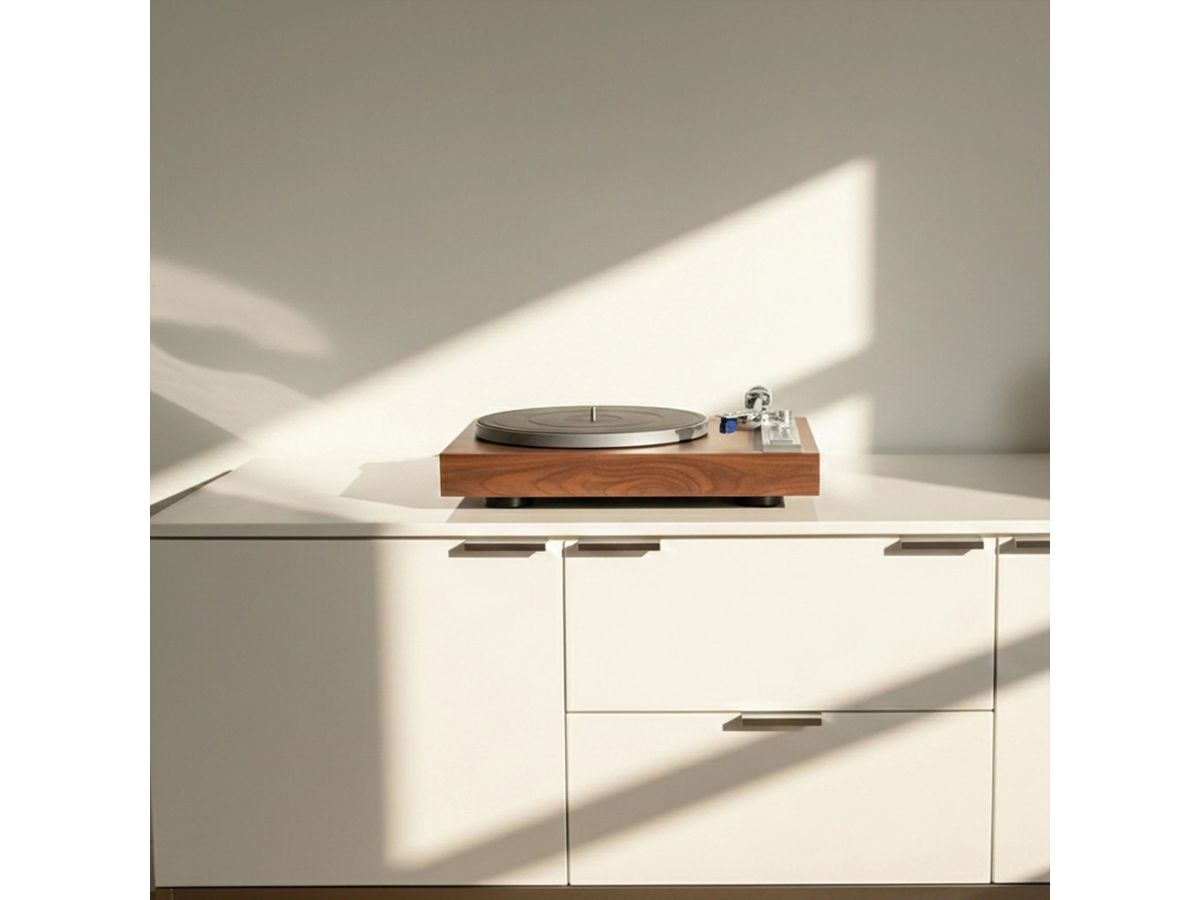 Lenco Plattenspieler LBT-515WD, Holz, BT, inkl. Ortofon 2M Blue