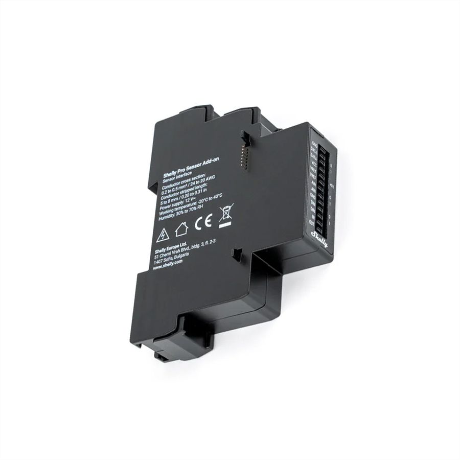 Shelly module complémentaire Pro Sensor,  noir