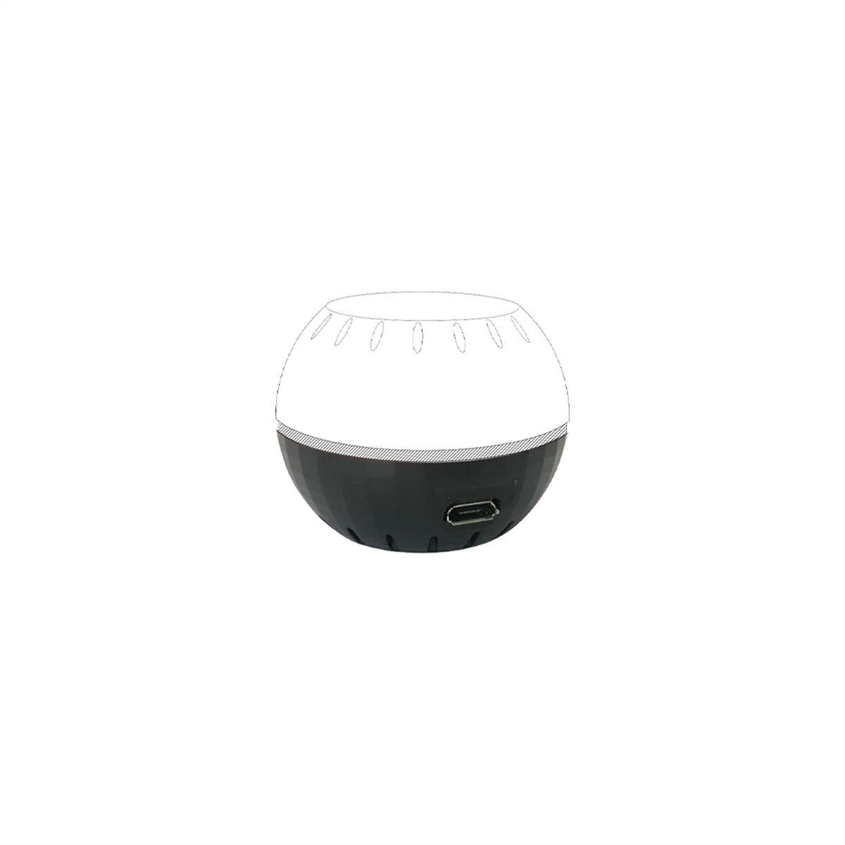 Shelly Sensor temp. & d'humidité Add on, Adaptateur secteur USB, blanc