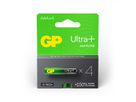 GP Batteries Ultra+ Alkaline AAA 4x