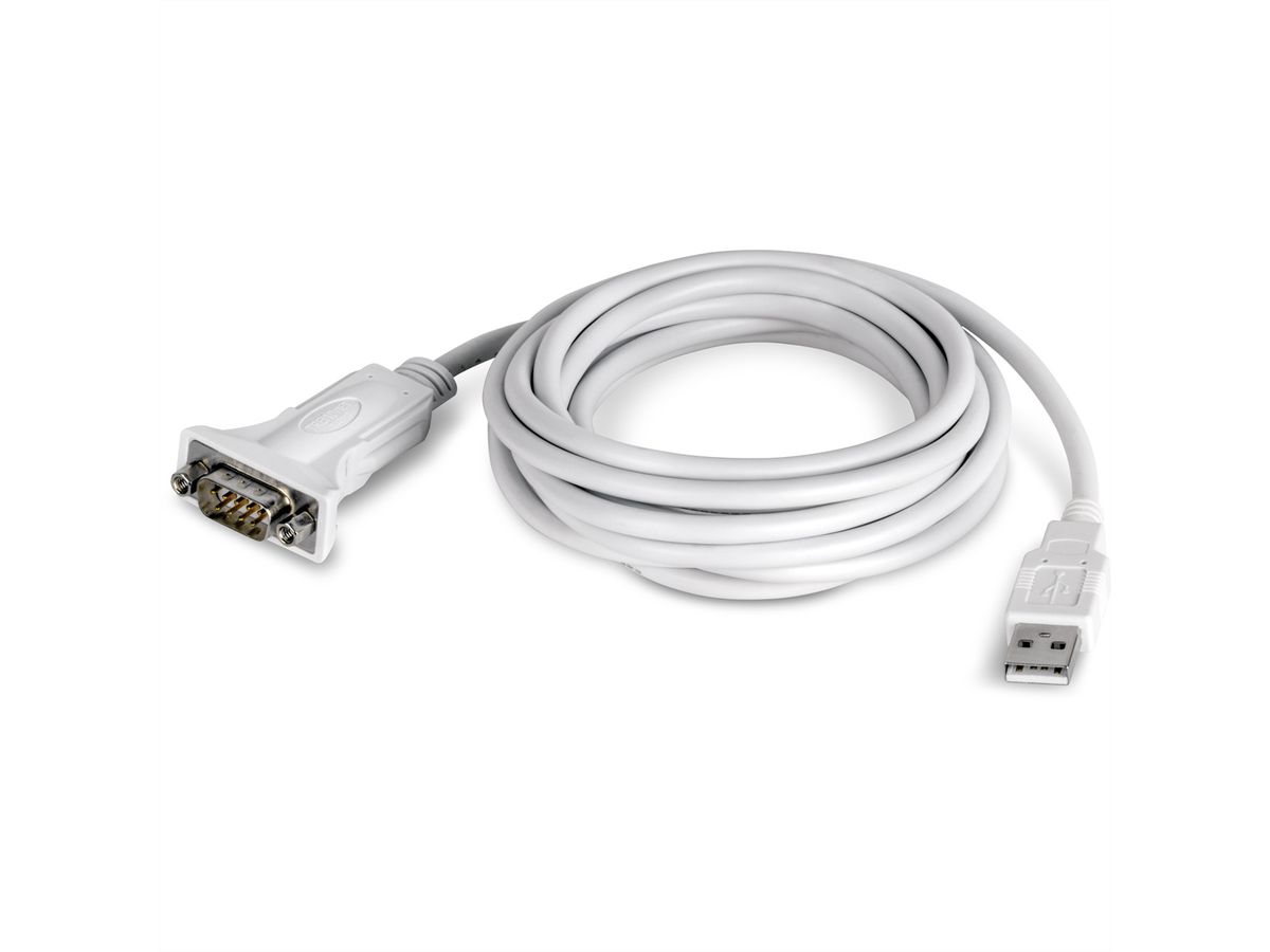 TRENDnet TU-S910 USB zu Serial Konverter, 3 Meter Kabel