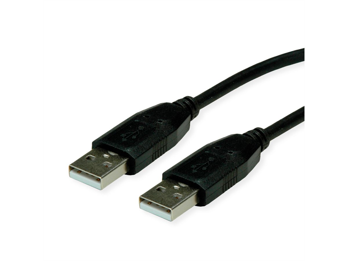 BACHMANN Câble USB 2.0 Type A-A, noir, 1 m