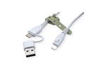 BIOnd BIO-CT-IP USB-C to 8PIN & USB-A 3,5A Cable, 1,2 m