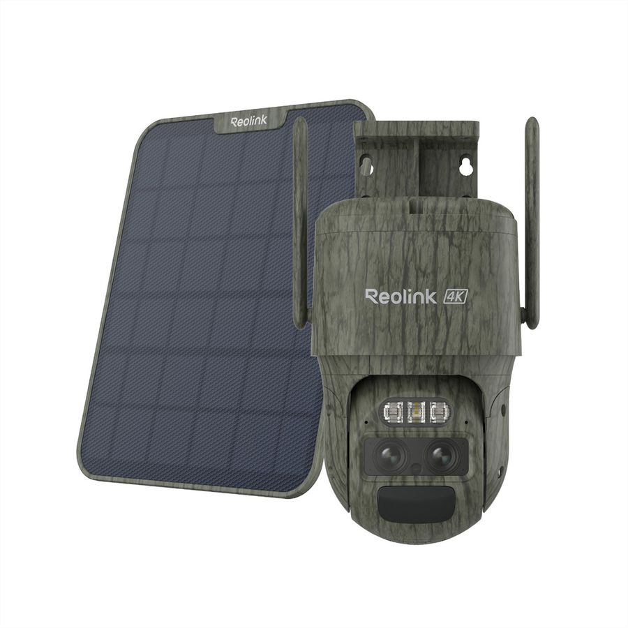 Reolink G770-C Outdoor PTZ-Kamera, 8 MP, 38-108°, IR-LED 30m, inkl. Solar Panel