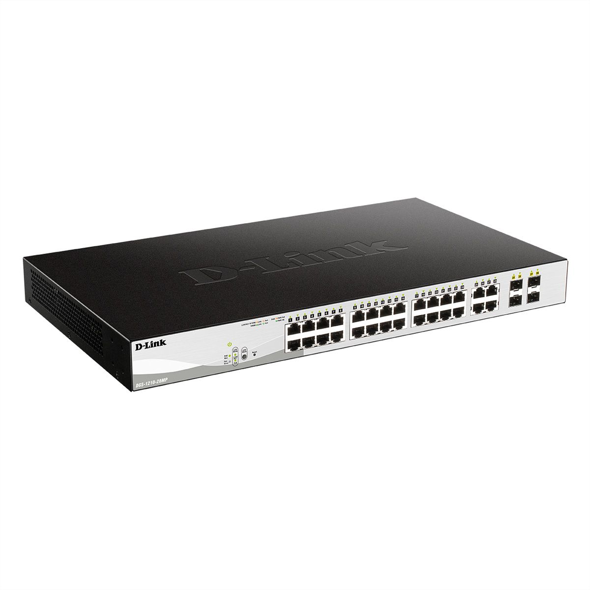 D-Link DGS-1210-28MP 28Port Switch Layer2 PoE+ Gigabit Smart Managed
