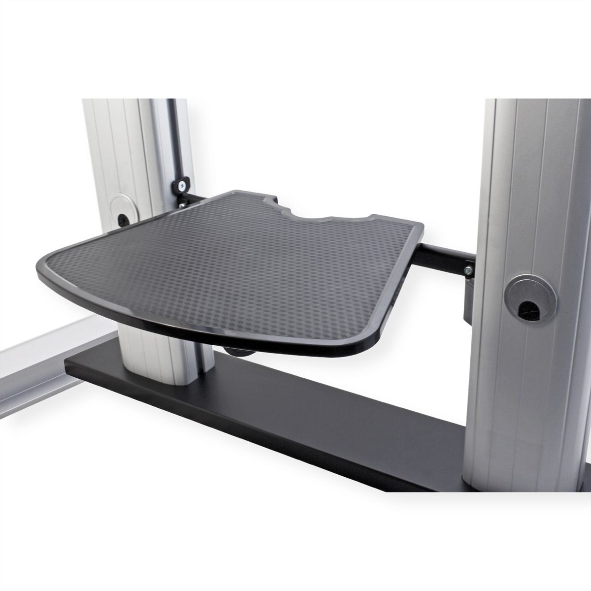 ROLINE LCD-/TV-Rollständer, 60-100 Zoll, bis 100 kg, silberfarben