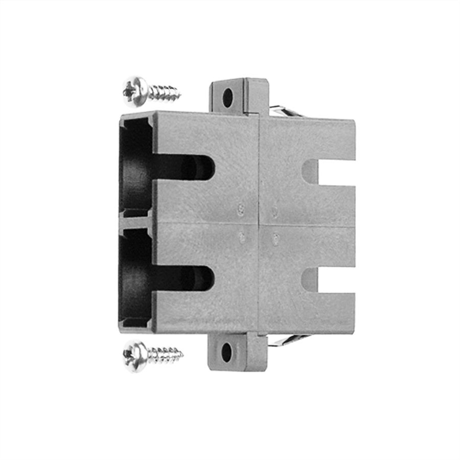 TELEGÄRTNER SC Duplex Kupplung, Single- u. Multimode, Keramikhülse, Metallgehäuse