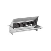 BACHMANN CONEO SET 2x Schutzkontakt 2x ABD, silberfarben