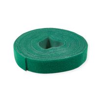 VALUE Bande auto-agrippante sur rouleau, 10mm, vert, 25 m