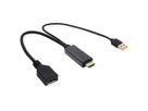 VALUE 4K HDMI-DisplayPort Adapter, v1.2, HDMI ST - DP BU