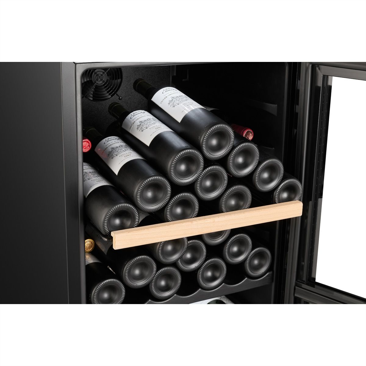 Climadiff Armoire à vin CEPAGE108DZ, Autonome, 2 zones, 108 bouteilles