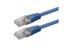 ROLINE Cordon Cat.6 (Classe E), UTP, PoE, bleu, 0,5 m
