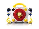 Lenco Lecteur CD Portabler KCD-011KIDS, BT, y compris 2 microphones