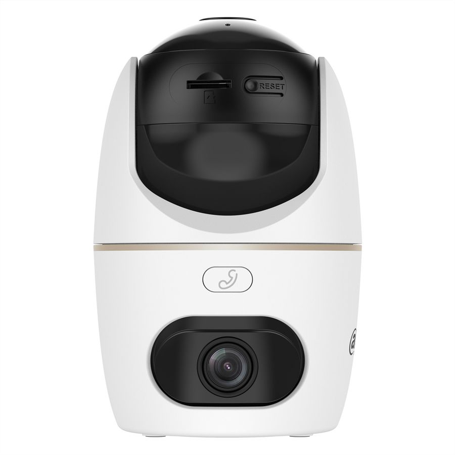 DAHUA DH-IPC-H3DP-3F-0360B-EUR Caméra PT d'intérieur 3x 3 MP, IR-LED 30m, WiFi
