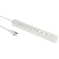 Schönenberger Prise multiple Principio, 3xH/7xV,10x T13, 5.0m,interrupteur,blanc