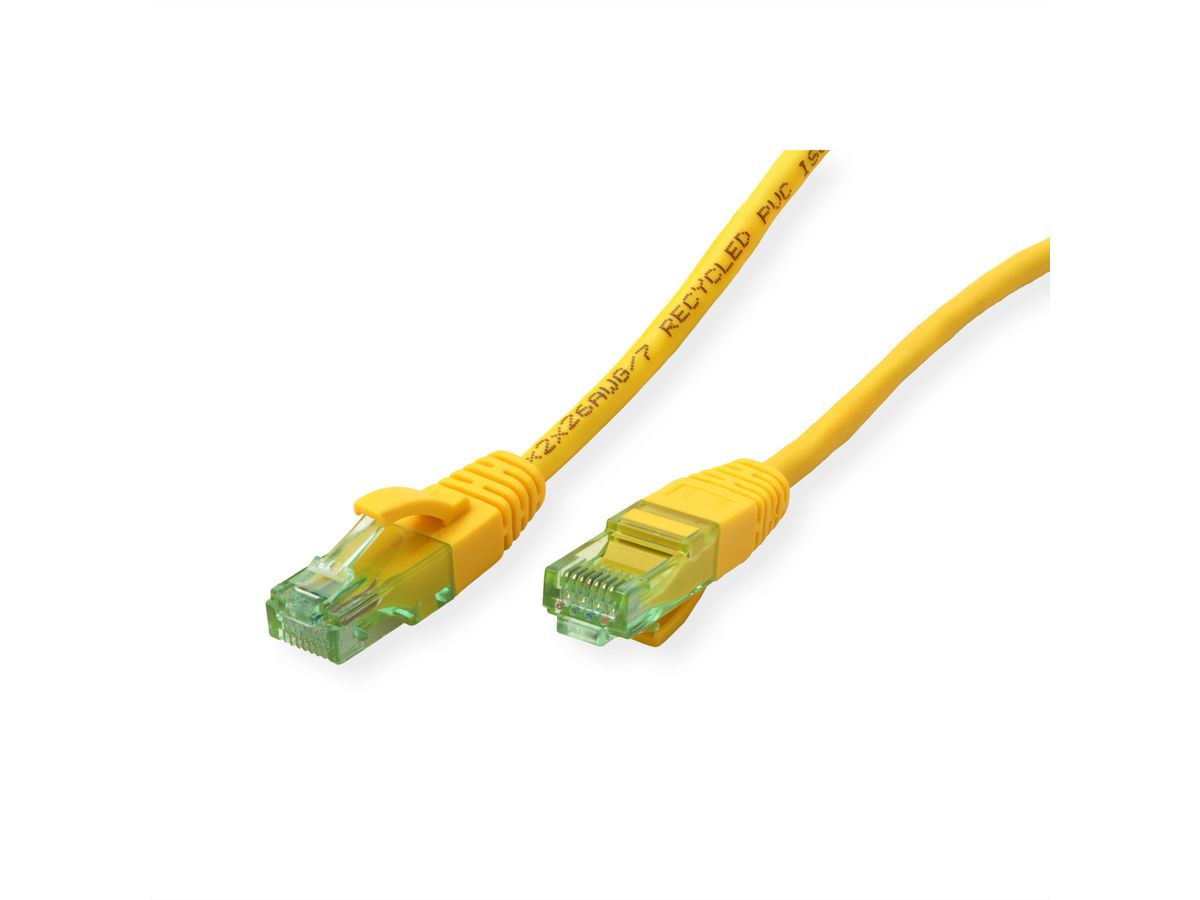 ROLINE RM Cordon UTP Cat.6A / 10 Gigabit, jaune, 3 m