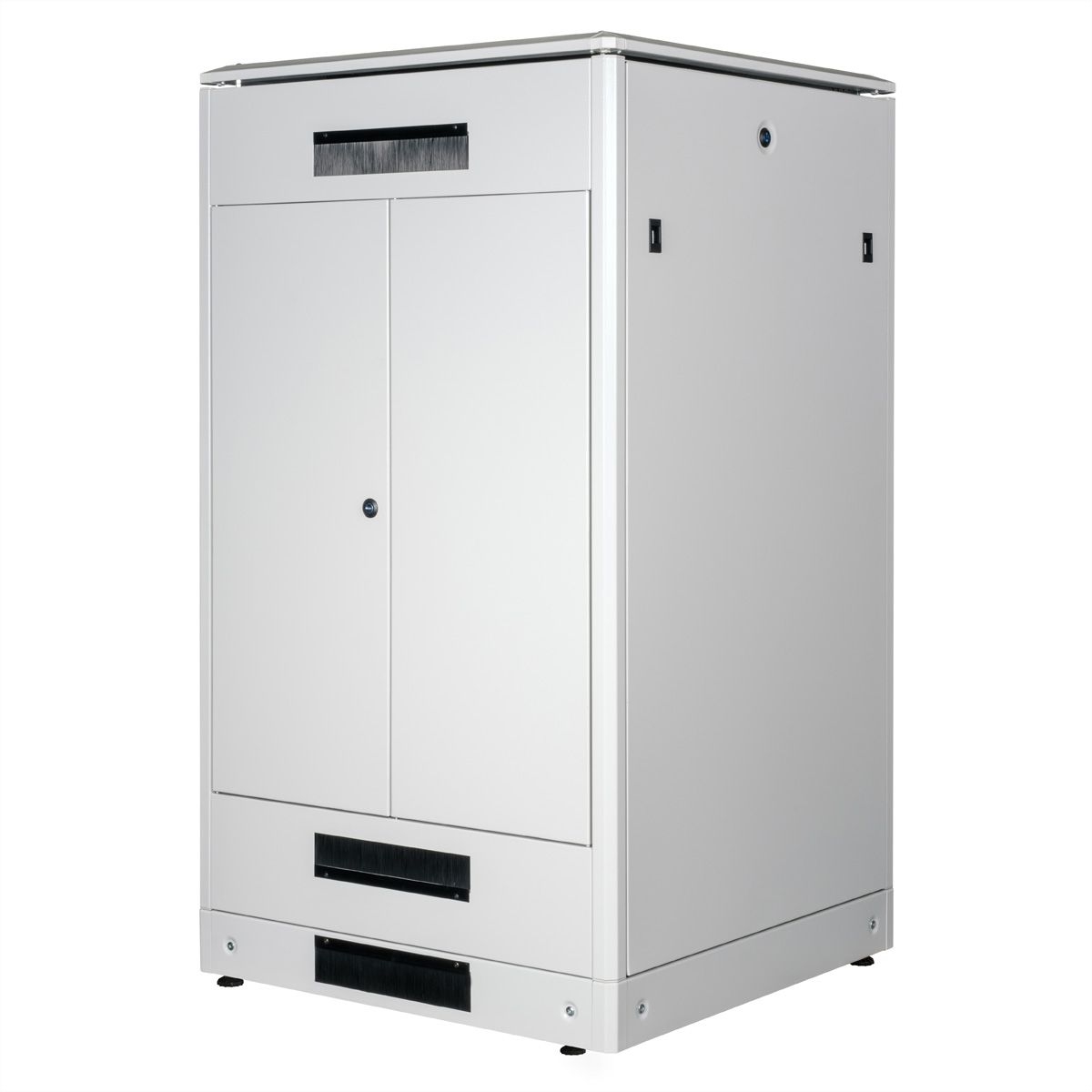 ROLINE 19-Zoll Netzwerkschrank Pro 26 HE, 800x800 BxT Glastür grau