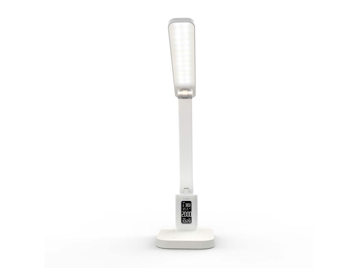 Nedis LED-Schreibtischlampe dimmbar, weiss