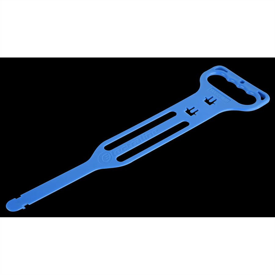Kabelhalter Kunststoff blau, mit Handgriff bis 30m, blau