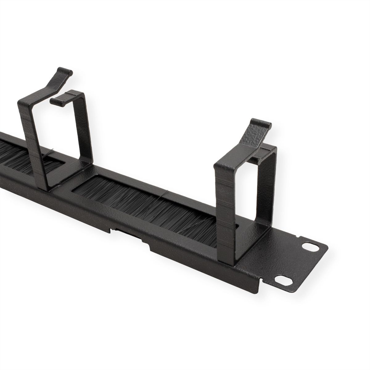 ROLINE 19-Zoll Rangierpanel 1 HE, mit Bürstenleiste 44x60mm schwarz