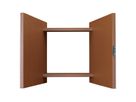 Lenco Holzgestell TTA-040, Record Storage Rack