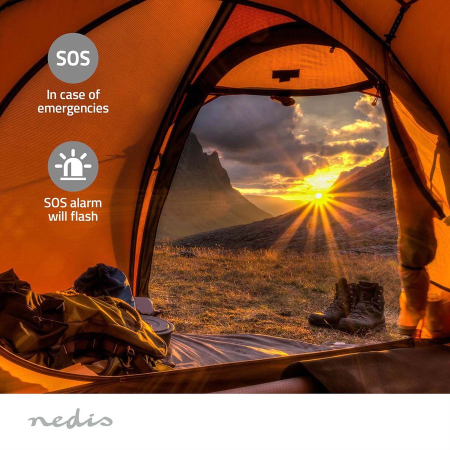Nedis Notfallradio DAB+/FM  Grün/Schwarz, Solar Powered