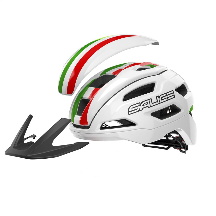 Salice Occhiali Velohelm Stelvio, M-L 54-60, White ITA