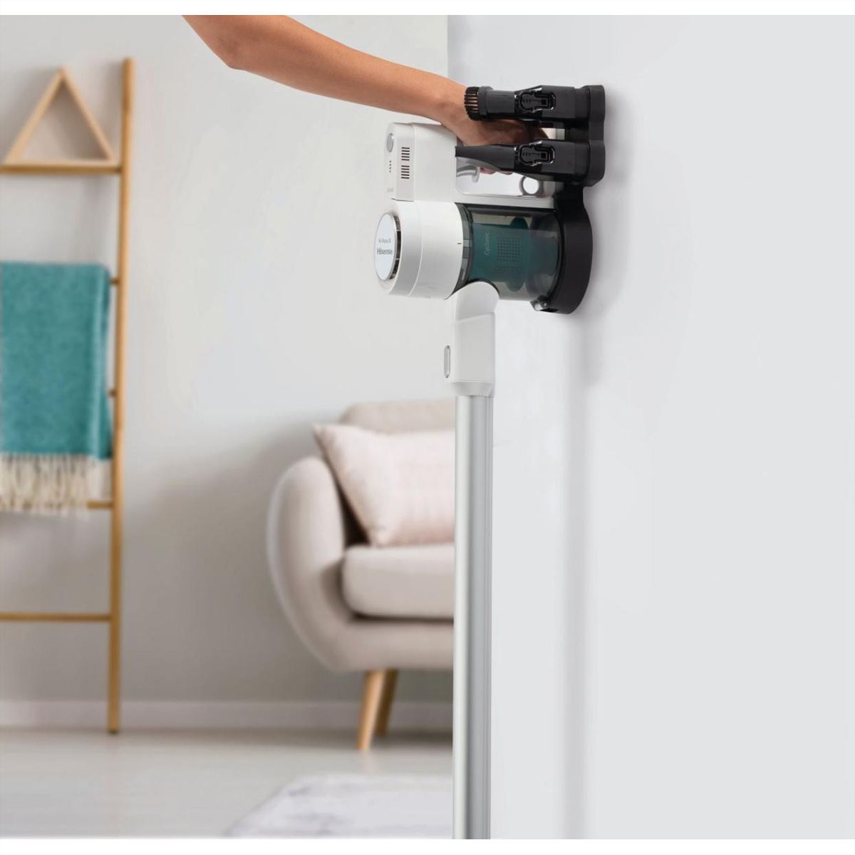 Hisense Akku Staubsauger HVC6133W, 110W, kabellos