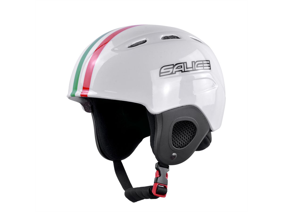 Salice Occhiali Junior Casque de ski, White ITA One Size 48-57