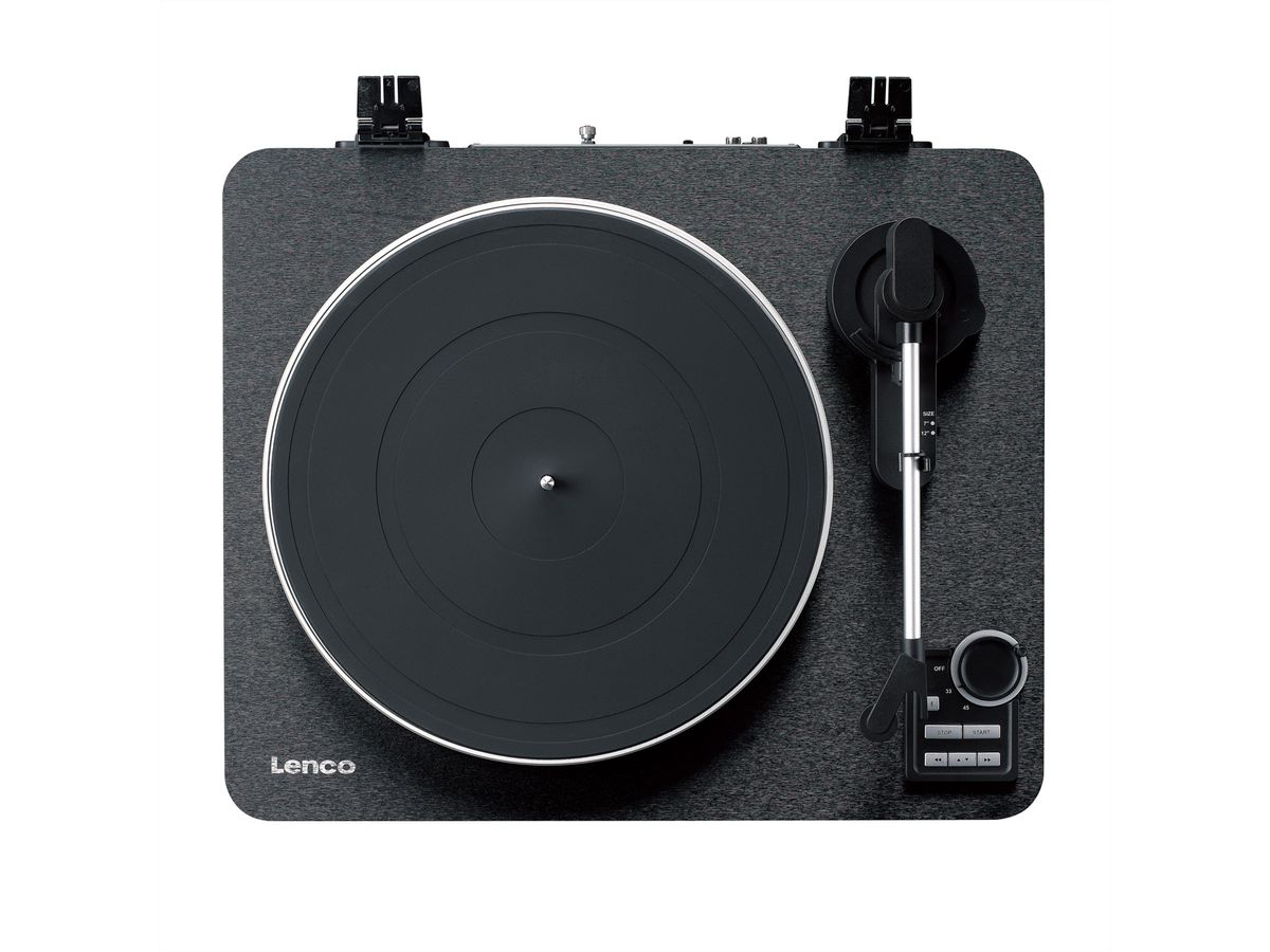 Lenco Plattenspieler LBTA-165BK , MP3-Direktencoding, USB, 33U/min&45U/min