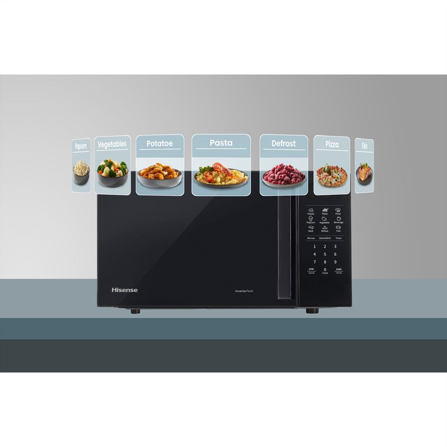 Hisense Micro-ondes H20MOBS4I, noir, 700W, 20L