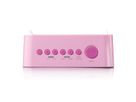 Lenco Radiowecker CR-205 pink, LED-Display, Weckfunktion, Sleeptimer