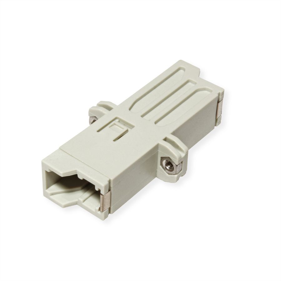 ROLINE LWL-Kupplung LSH Simplex, Multimode, beige
