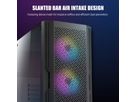 ANTEC AX20 Boîtier PC Midi Tower Gaming Noir ATX, noir