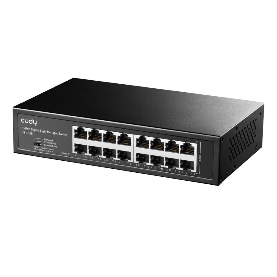 CUDY GS1016E 16-Port Gigabit Switch Light Managed