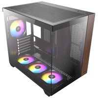 ANTEC CX800 ARGB_B Wood Boîtier PC Midi Tower Black ATX