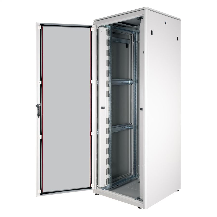 ROLINE 19-Zoll Netzwerkschrank Pro 47 HE, 800x800 BxT Glastür grau