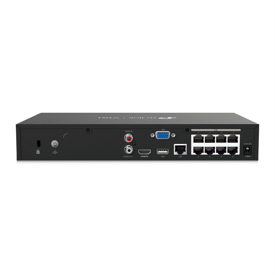 TP-Link NVR1008H-8MP NVR Netzwerk-Videorekorder 8-CH, 8x PoE