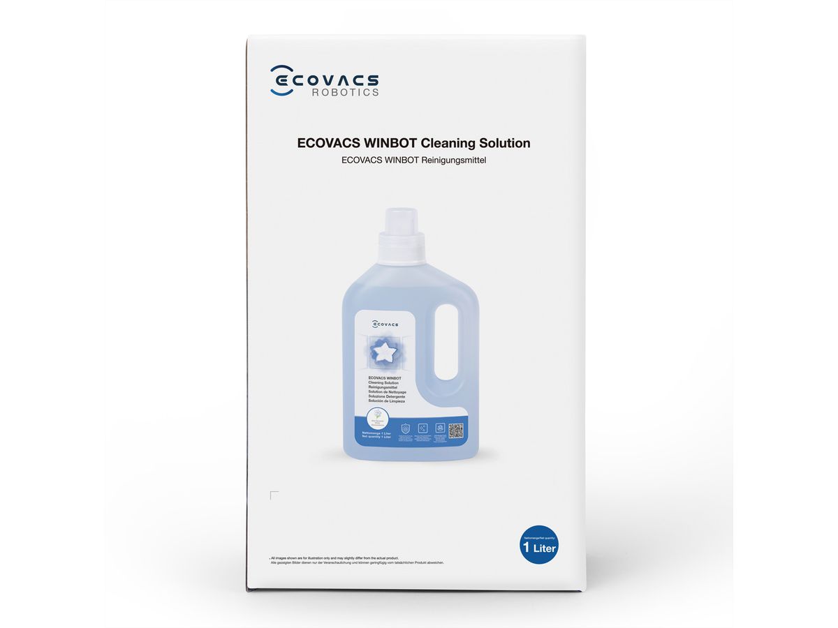 Ecovacs WINBOT Reinigungslösung 1L, zu Winbots-Serie